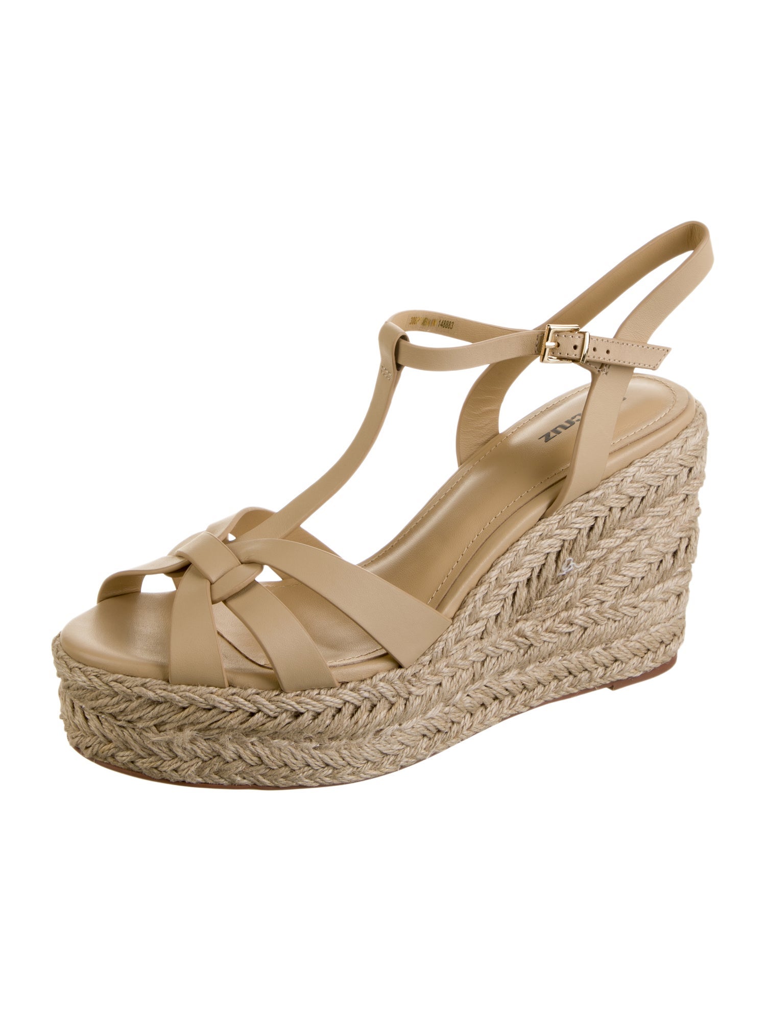 Lola Cruz Leather Espadrilles