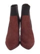 Lola Cruz Suede Colorblock Pattern Sock Boots