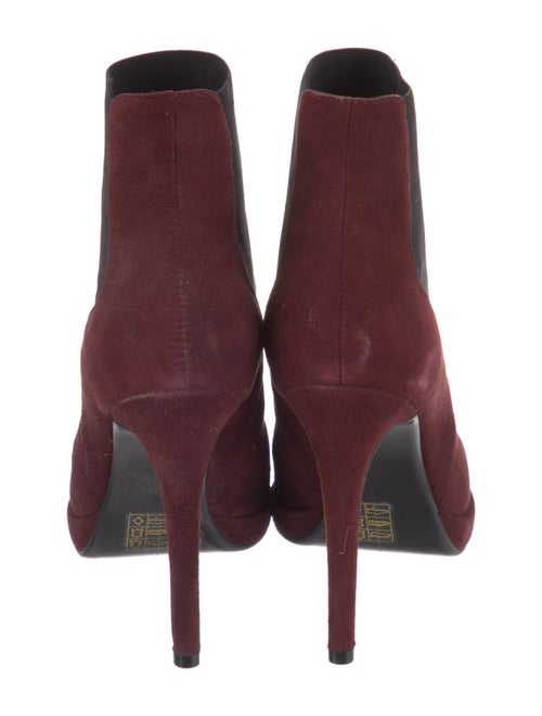 Lola Cruz Suede Colorblock Pattern Sock Boots