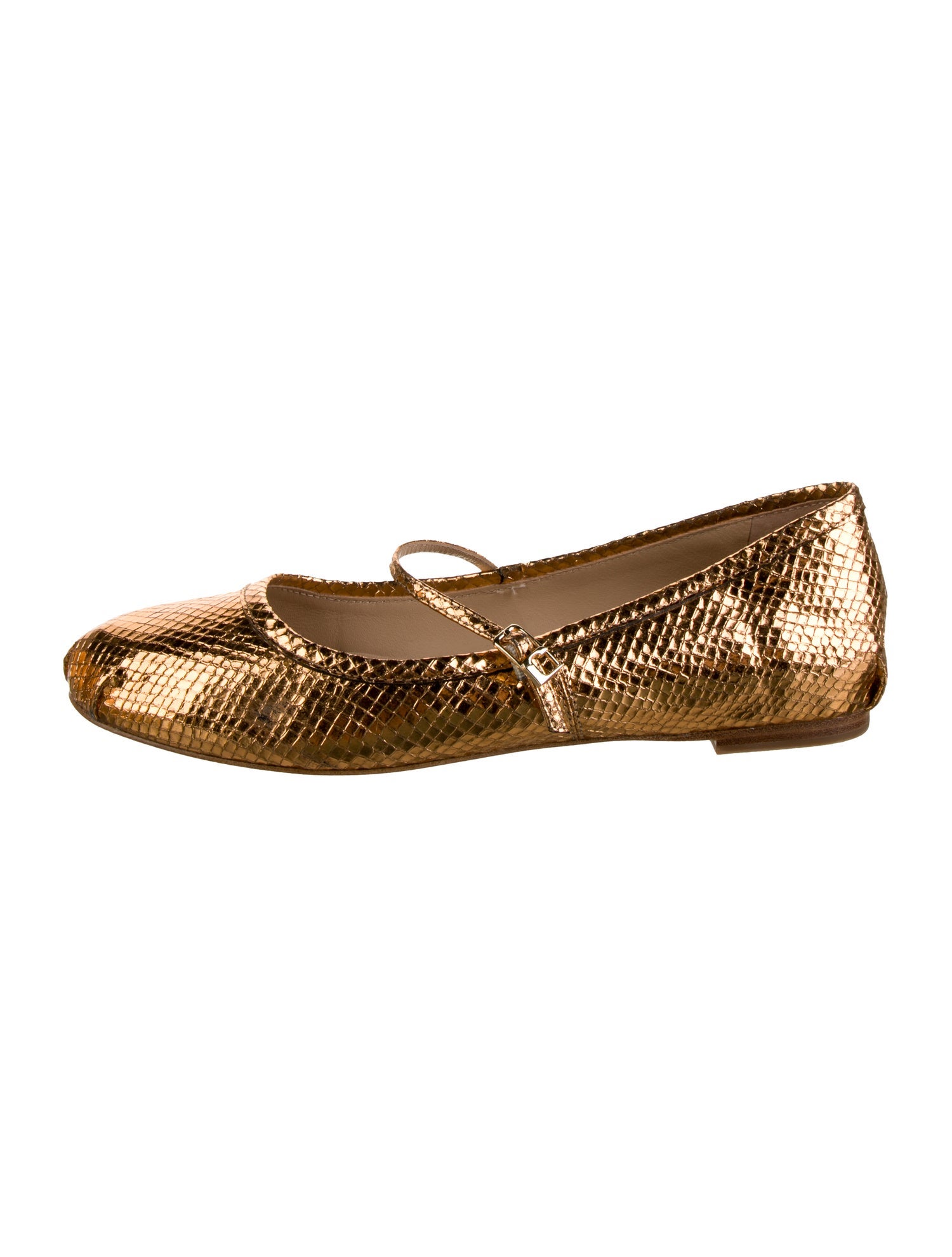 Lola Cruz Leather Mary Jane Flats