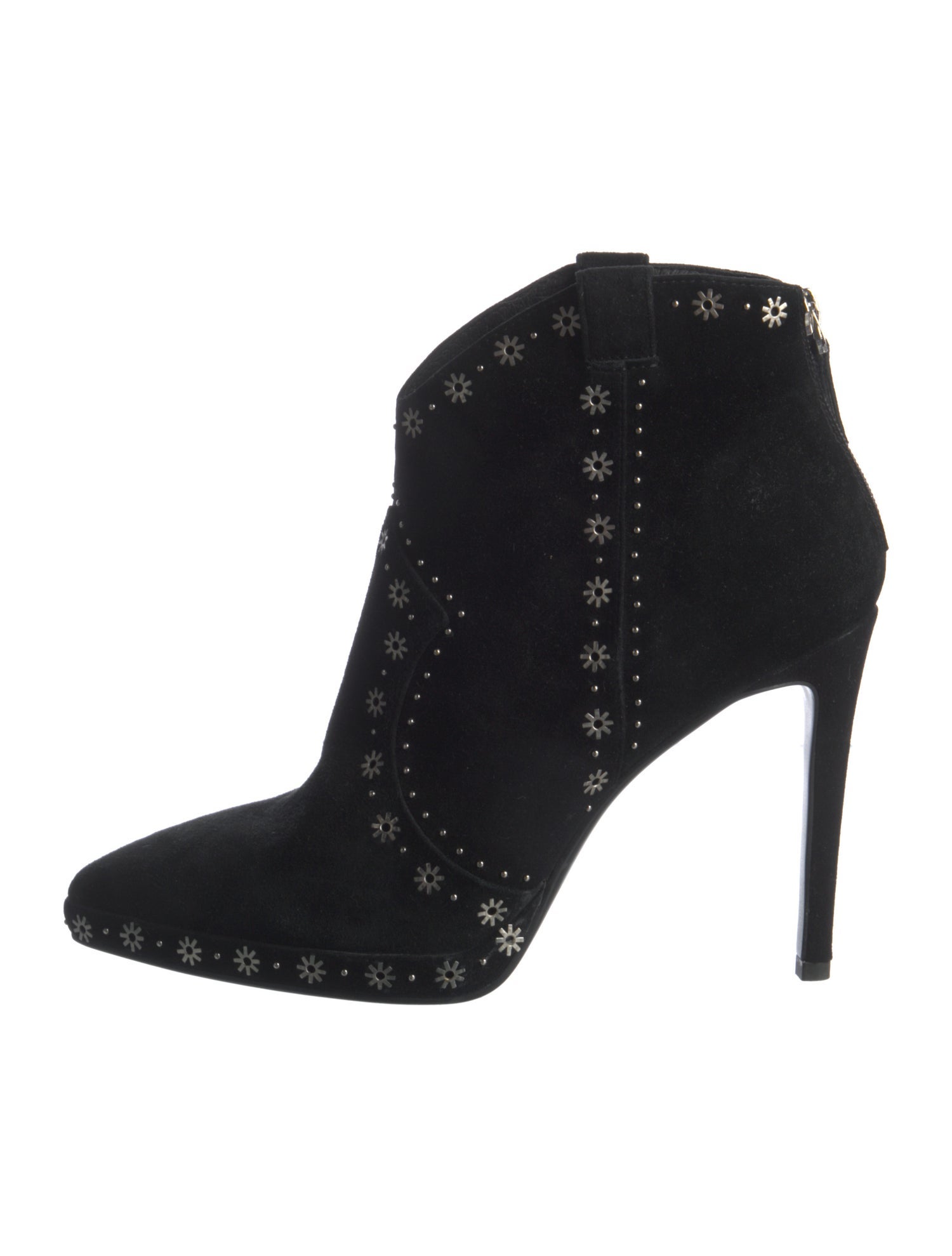 Lola Cruz Suede Studded Accents Boots