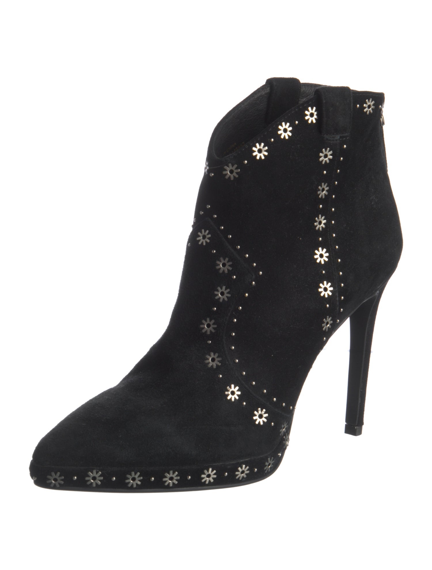 Lola Cruz Suede Studded Accents Boots