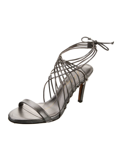 Lola Cruz Leather Slingback Sandals