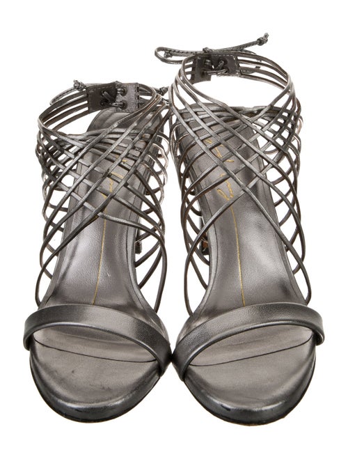 Lola Cruz Leather Slingback Sandals