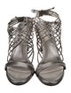 Lola Cruz Leather Slingback Sandals