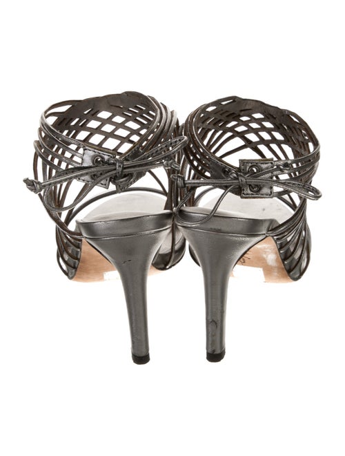Lola Cruz Leather Slingback Sandals