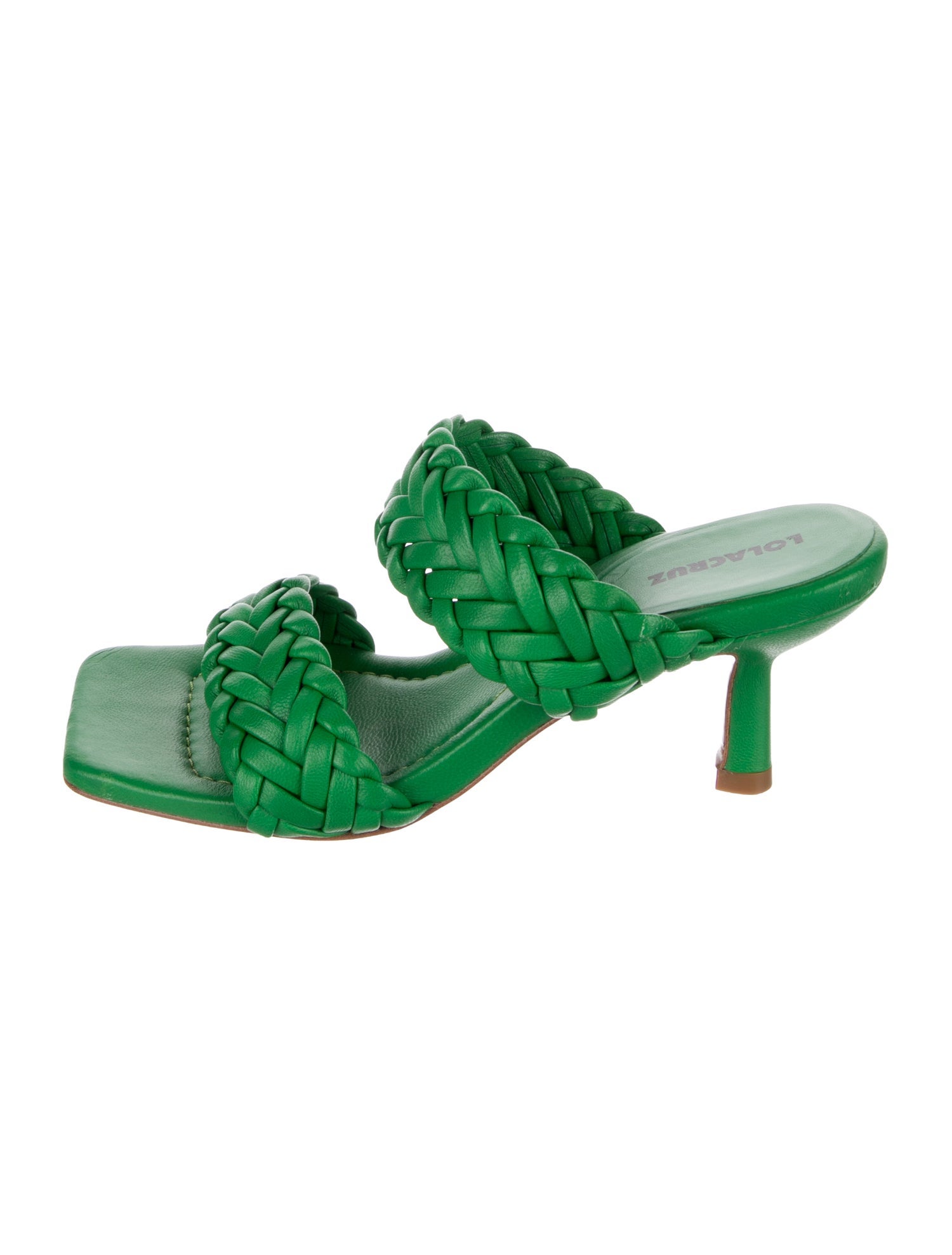 Lola Cruz Leather Slides