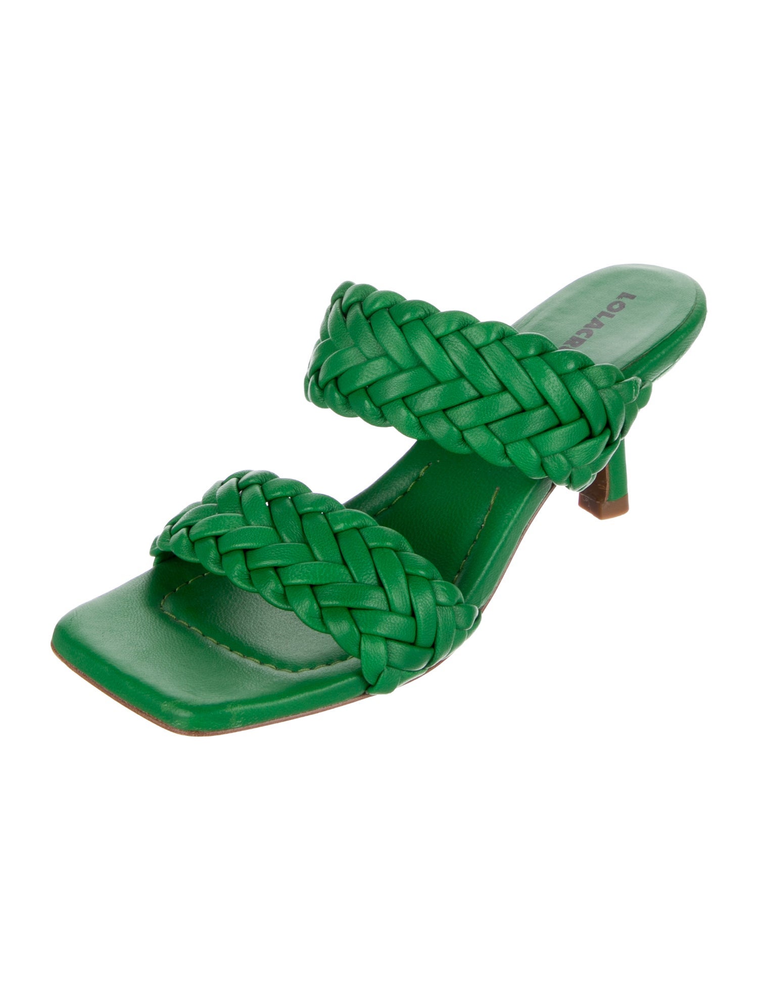 Lola Cruz Leather Slides