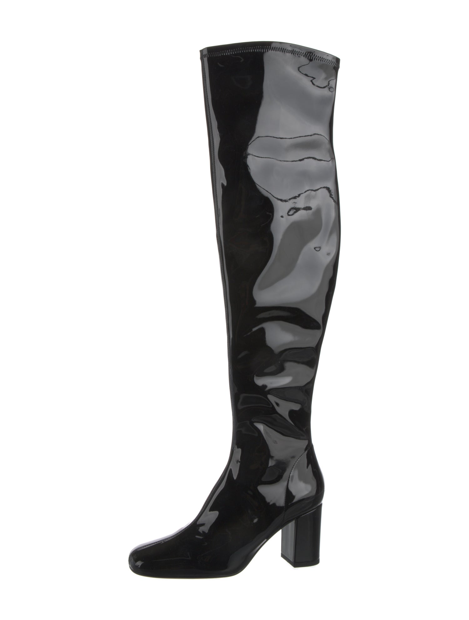 Lola Cruz Patent Leather Boots