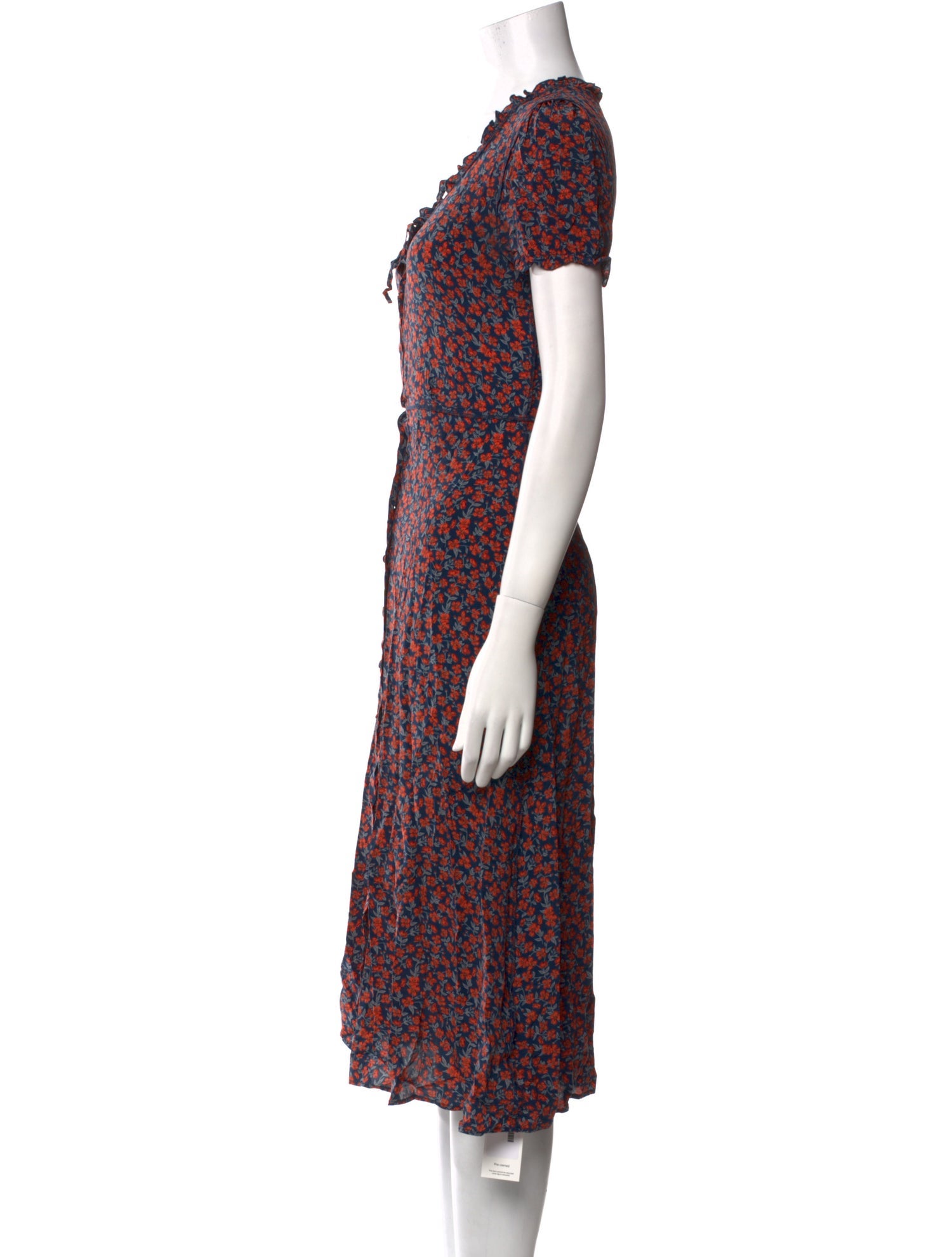 Liberty of London x R13 Silk Midi Length Dress