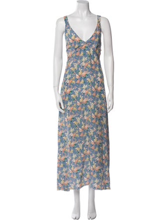 Liberty of London x R13 Silk Long Dress