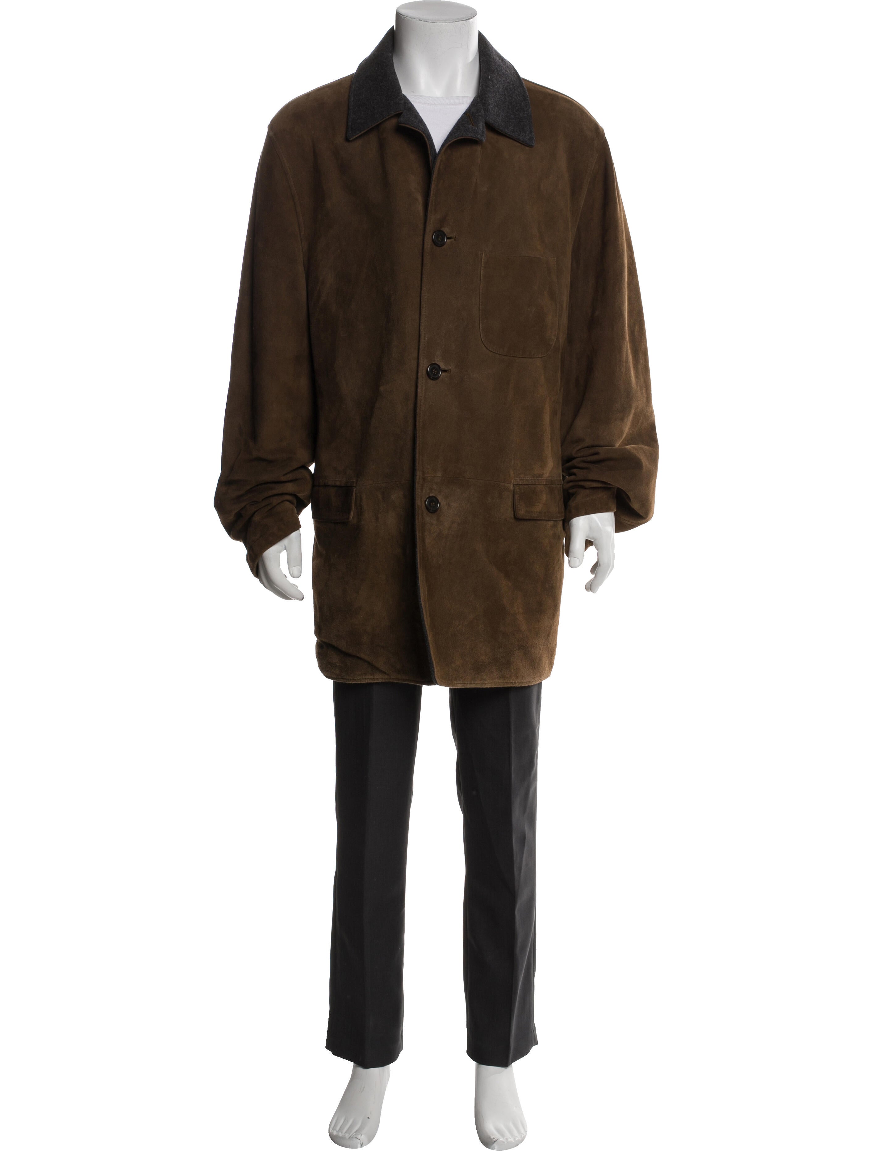 Longhi Suede Overcoat