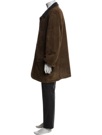 Longhi Suede Overcoat