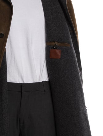 Longhi Suede Overcoat