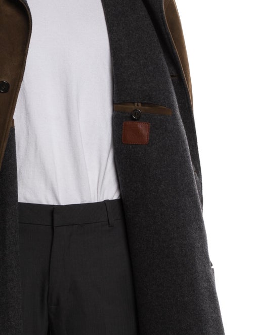 Longhi Suede Overcoat
