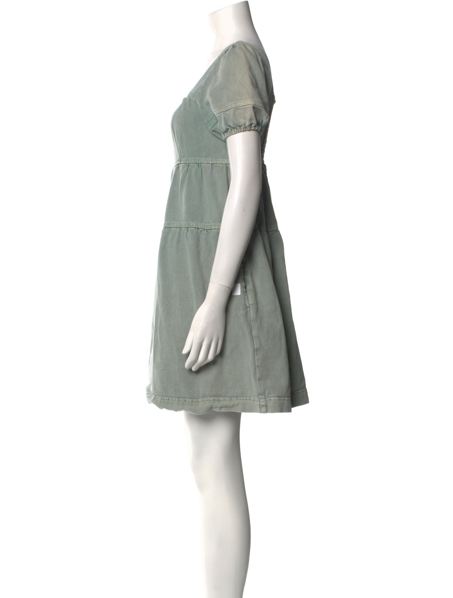 Louno Square Neckline Mini Dress