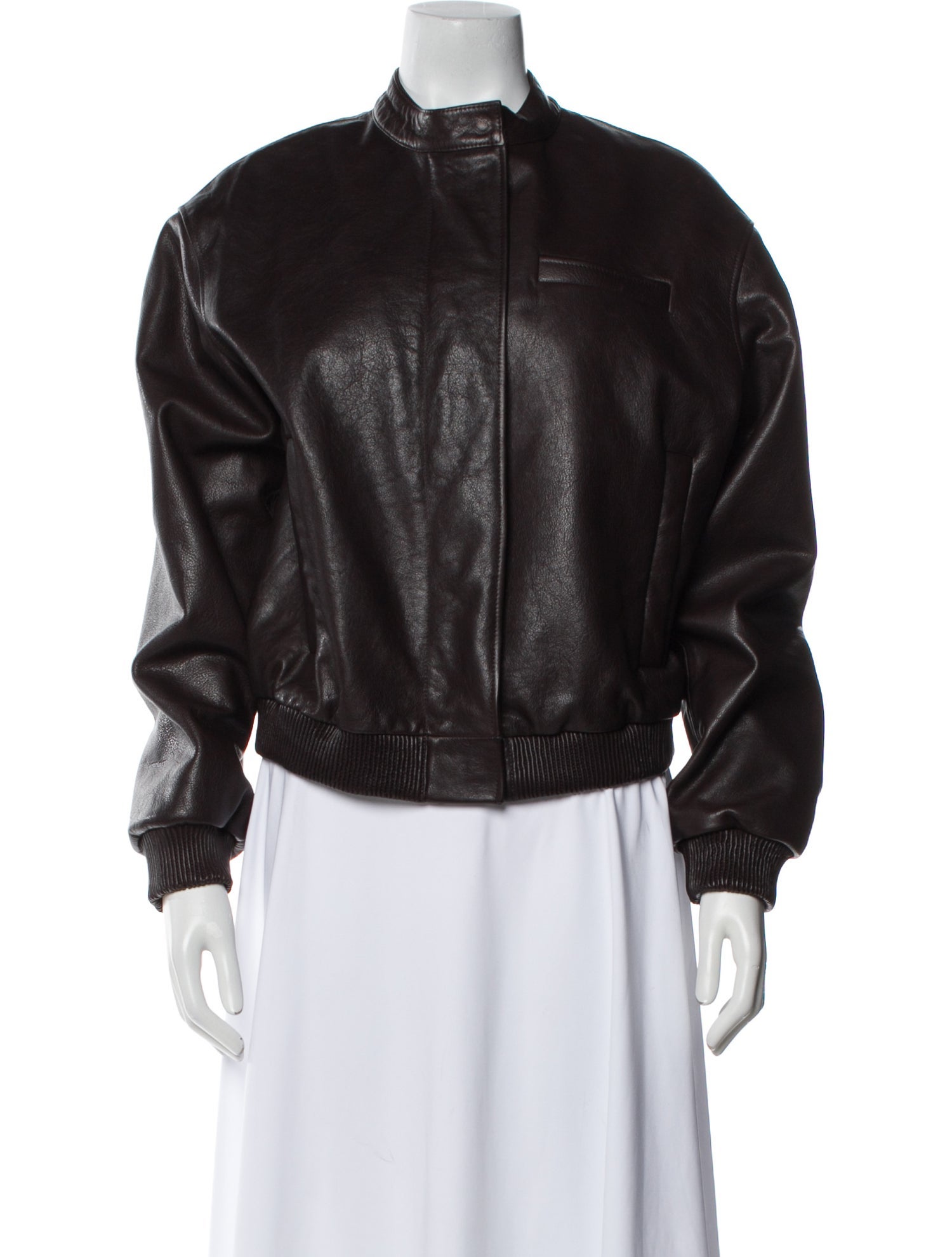 LouLou de Saison Leather Bomber Jacket