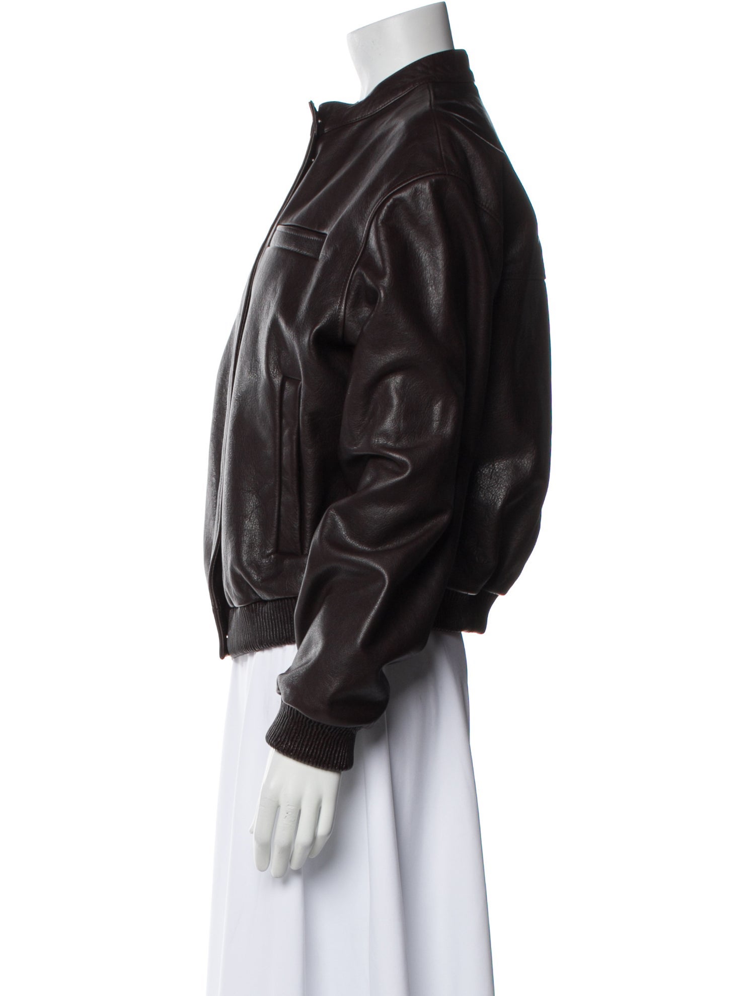 LouLou de Saison Leather Bomber Jacket