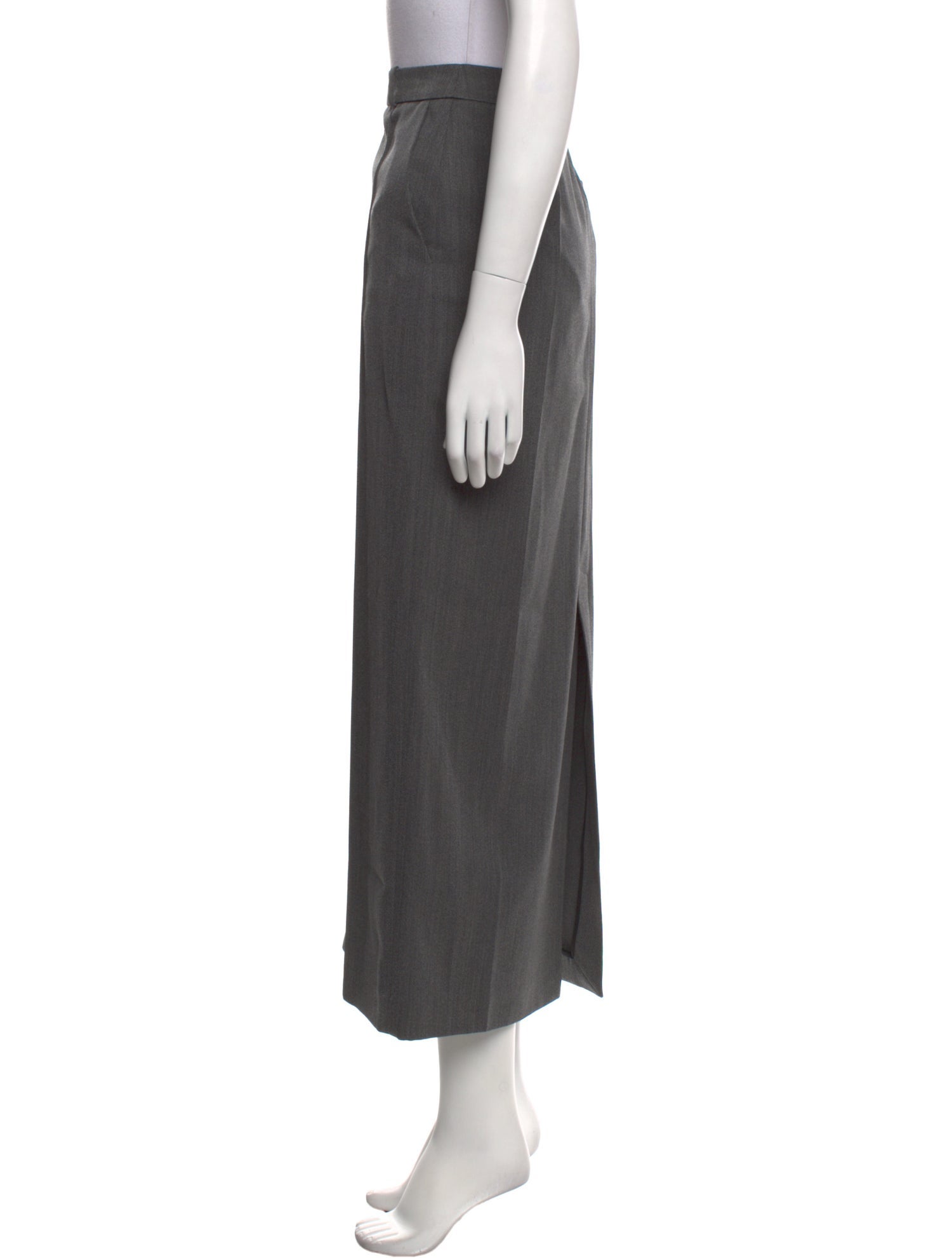 LouLou de Saison Virgin Wool Midi Length Skirt