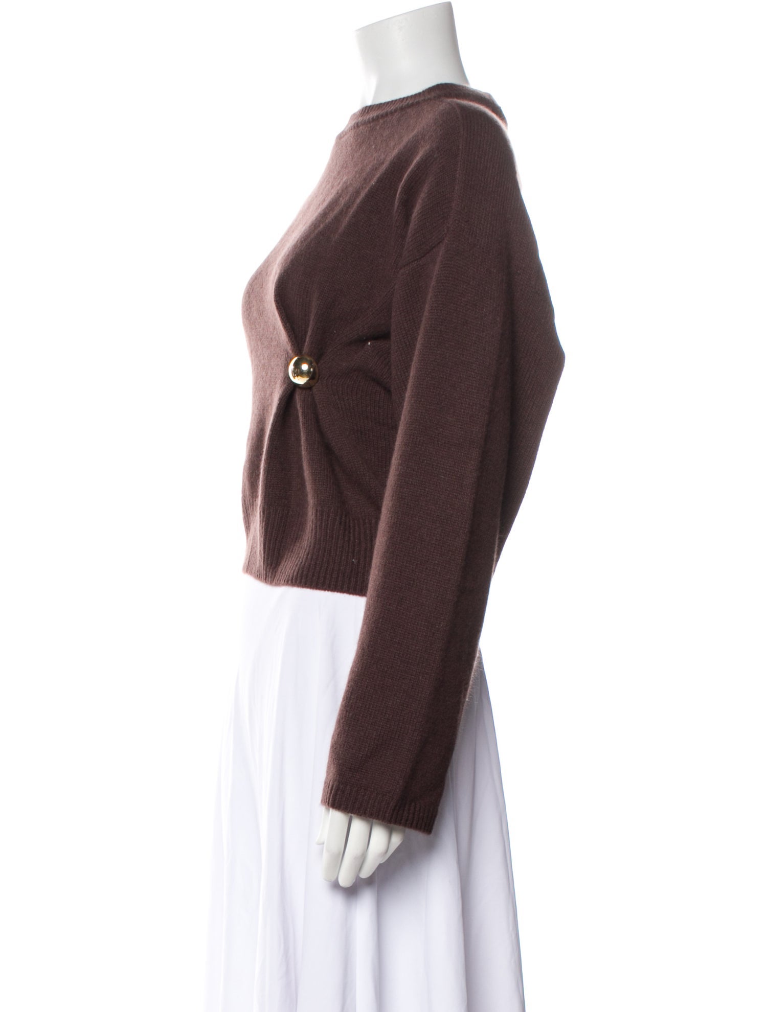 LouLou de Saison Cashmere Bateau Neckline Sweater