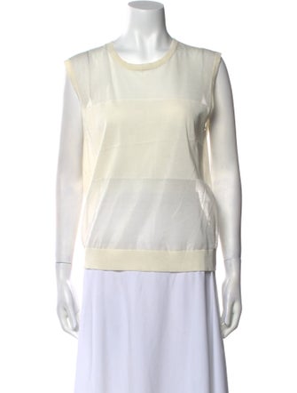 LouLou de Saison Crew Neck Sleeveless Top