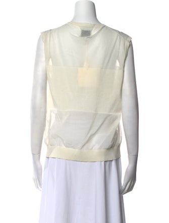 LouLou de Saison Crew Neck Sleeveless Top