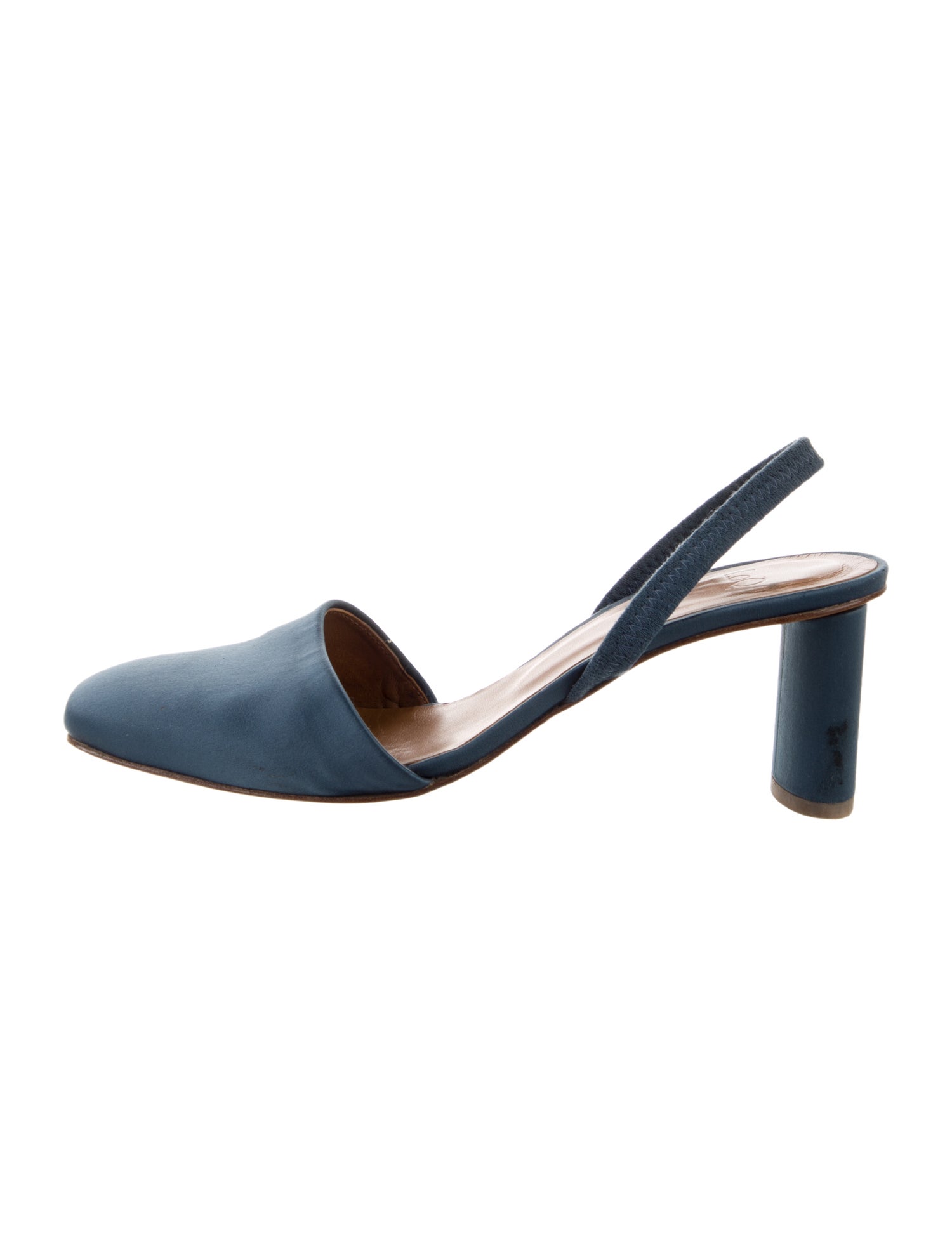 LOQ Satin Slingback Pumps