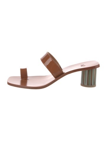 LOQ Sandals Patent Leather Slides 7