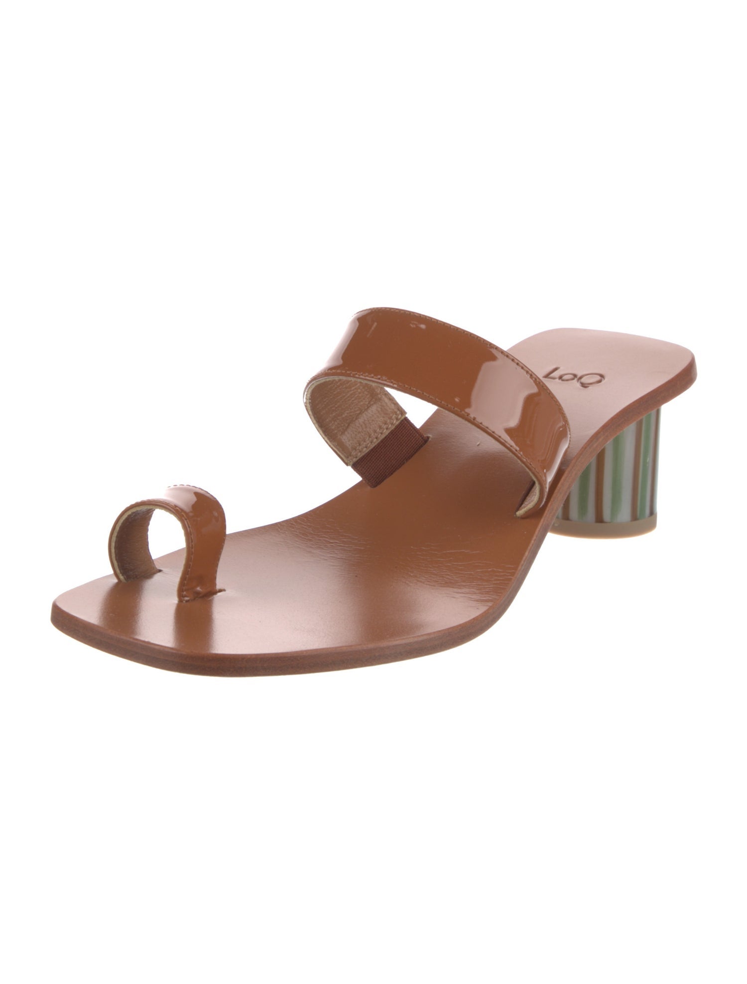 LOQ Patent Leather Slides