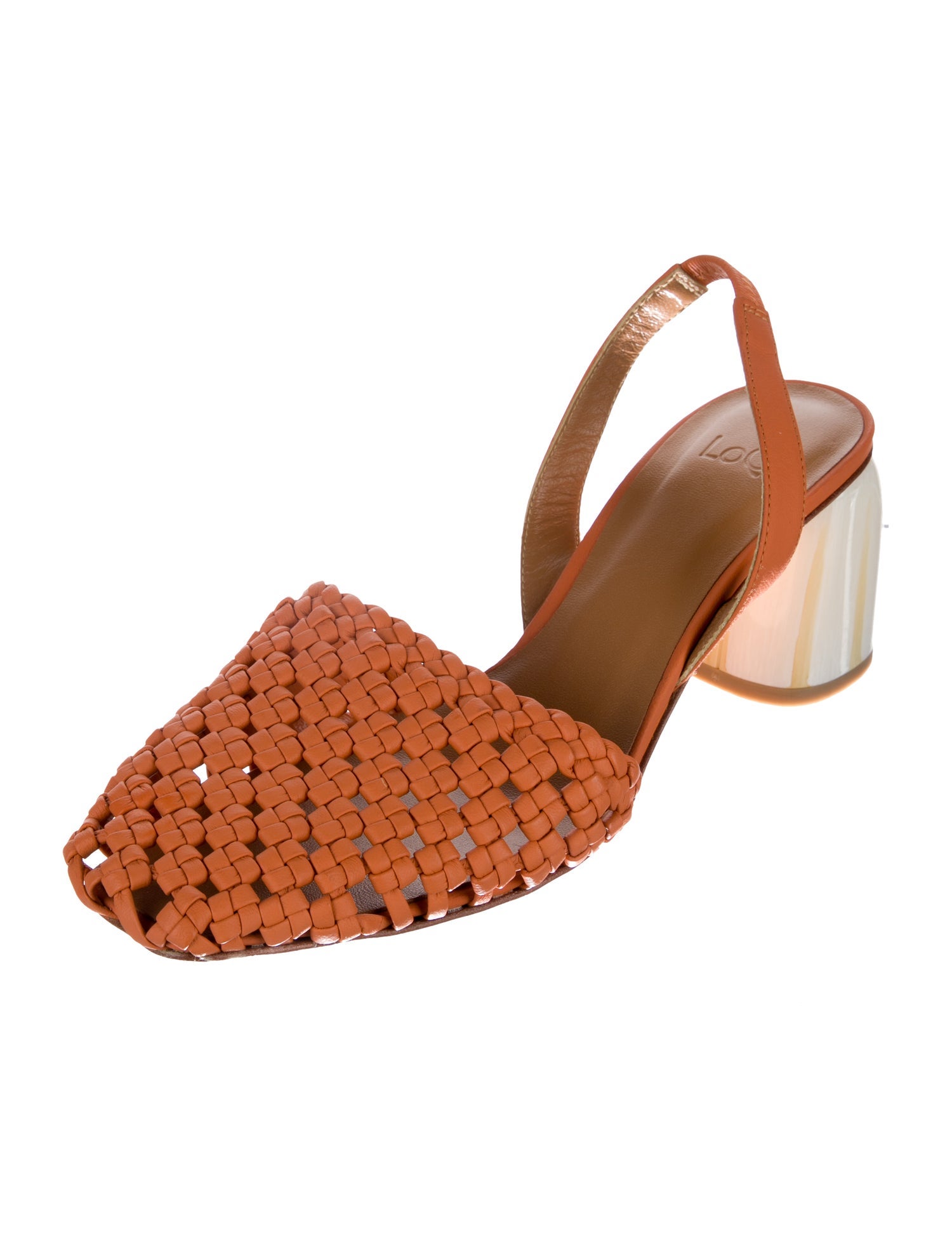 LOQ Leather Slingback Pumps