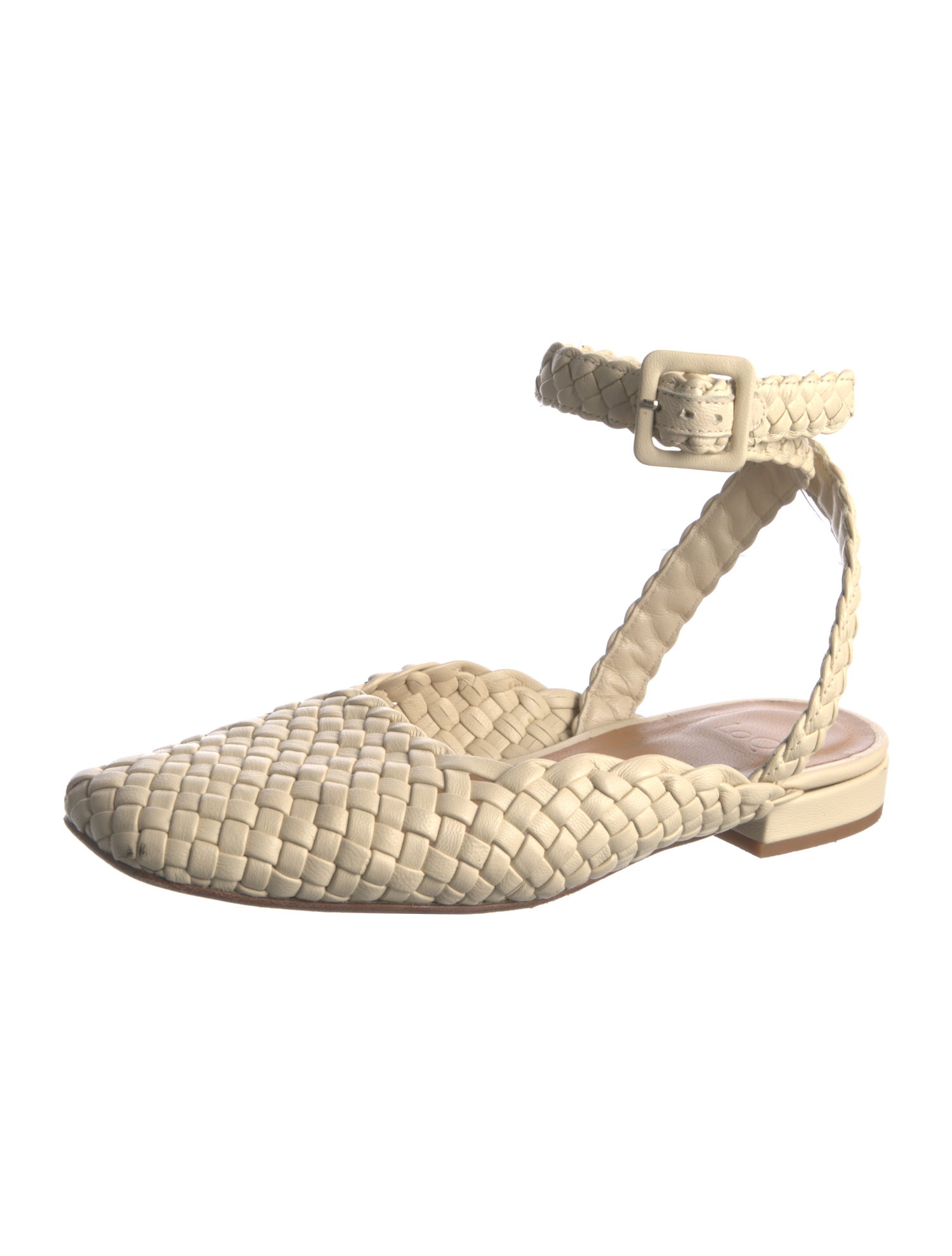 LOQ Leather Slingback Flats