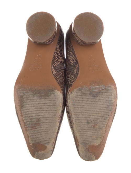 LOQ Snakeskin Animal Print Western Boots