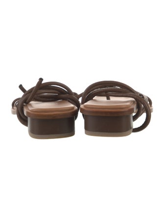 LOQ Leather Gladiator Sandals