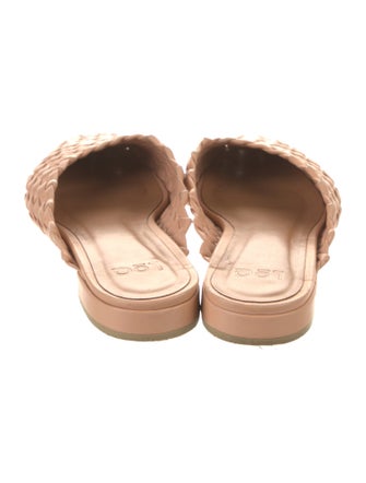 LOQ Leather Braided Accents Mules