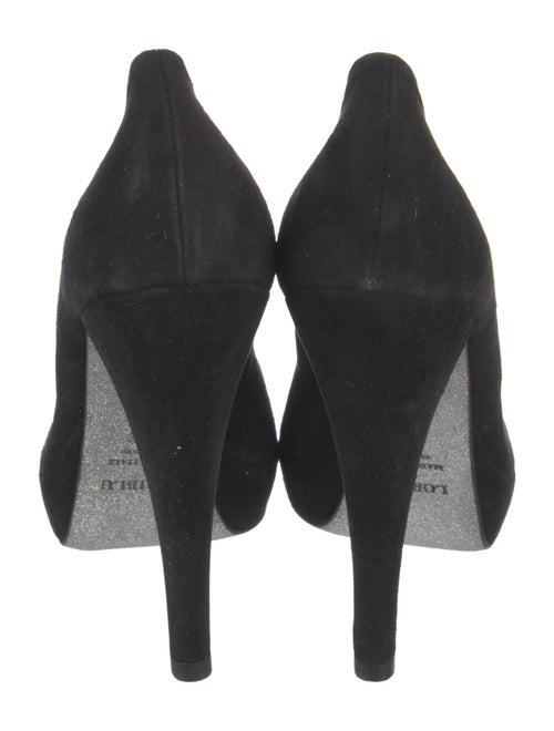 Loriblu Suede Crystal Embellishments Pumps