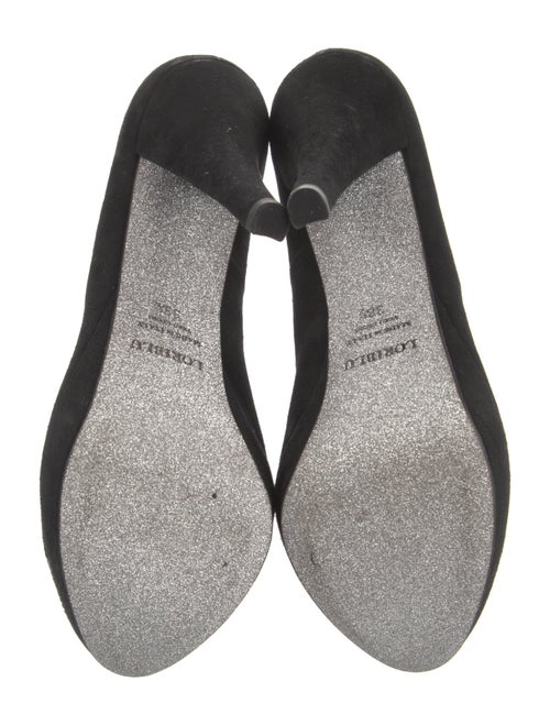 Loriblu Suede Crystal Embellishments Pumps