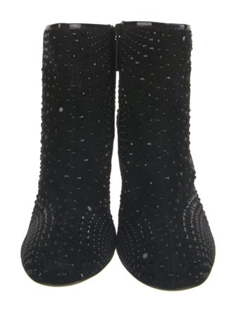 Loriblu Suede Crystal Embellishments Sock Boots