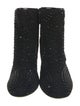 Loriblu Suede Crystal Embellishments Sock Boots