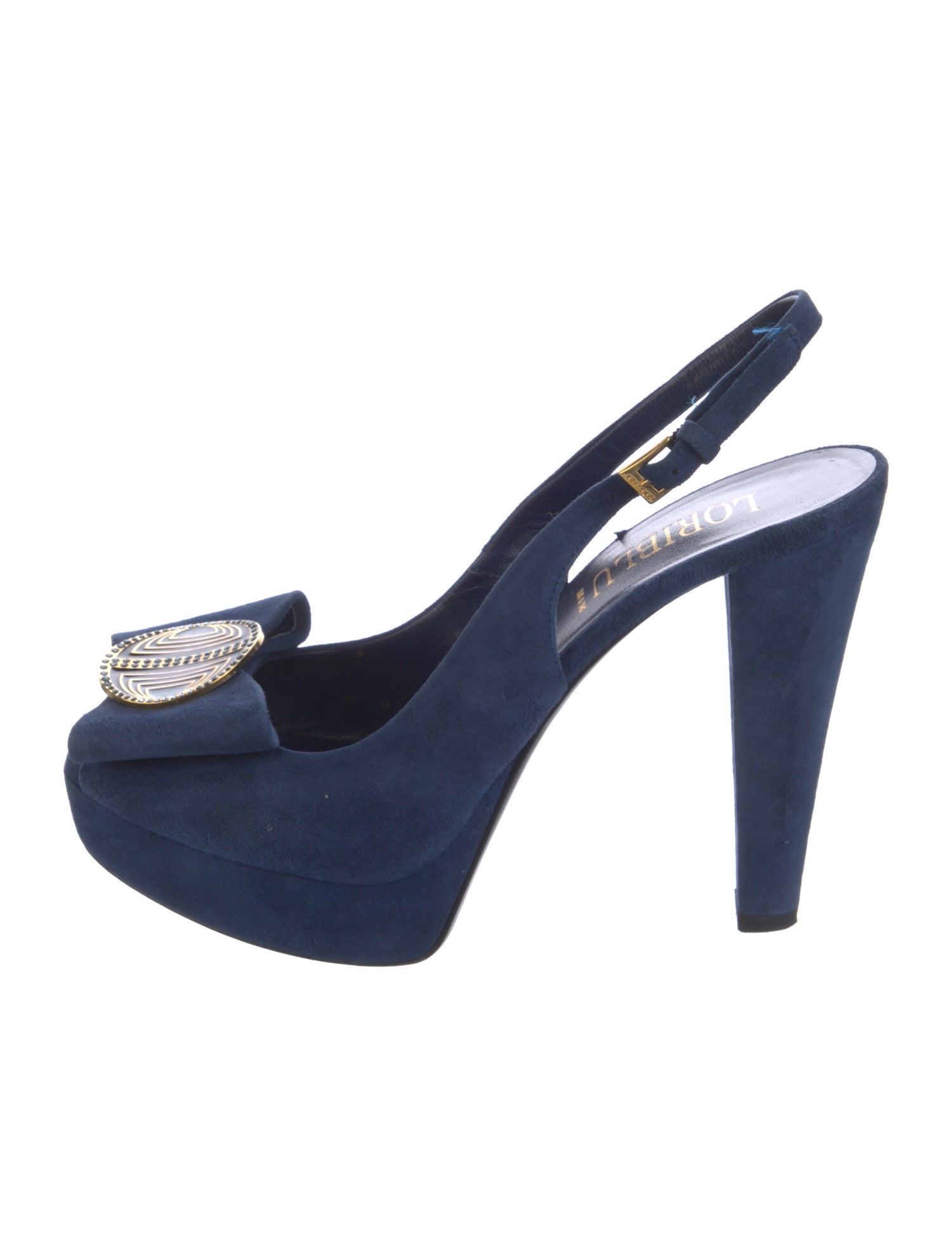 Loriblu Suede Slingback Pumps