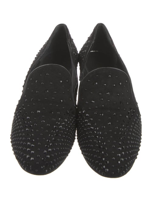 Loriblu Suede Crystal Embellishments Pumps