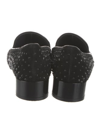 Loriblu Suede Crystal Embellishments Pumps