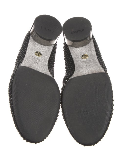 Loriblu Suede Crystal Embellishments Pumps