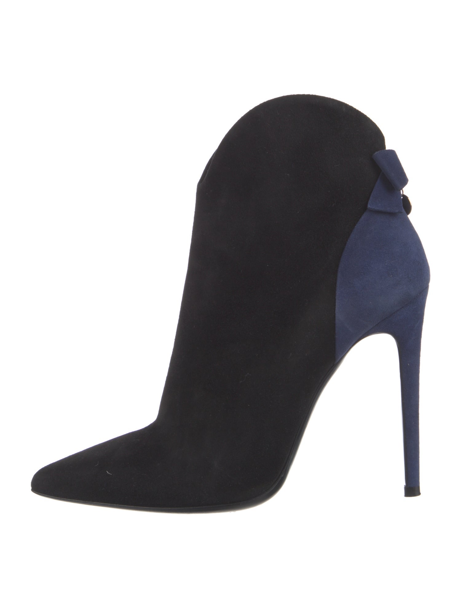 Loriblu Suede Colorblock Pattern Boots