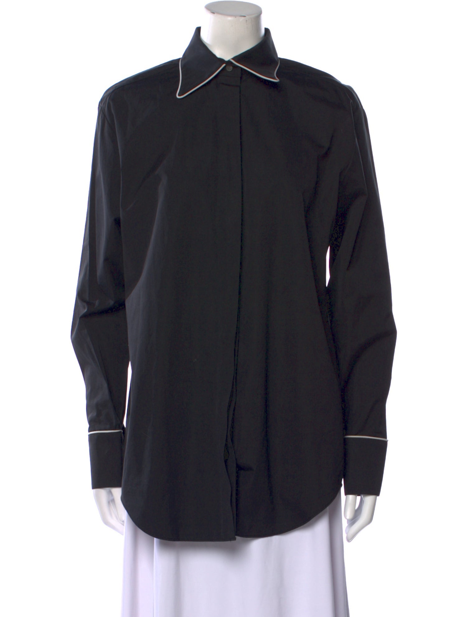 Lorod Long Sleeve Button-Up Top