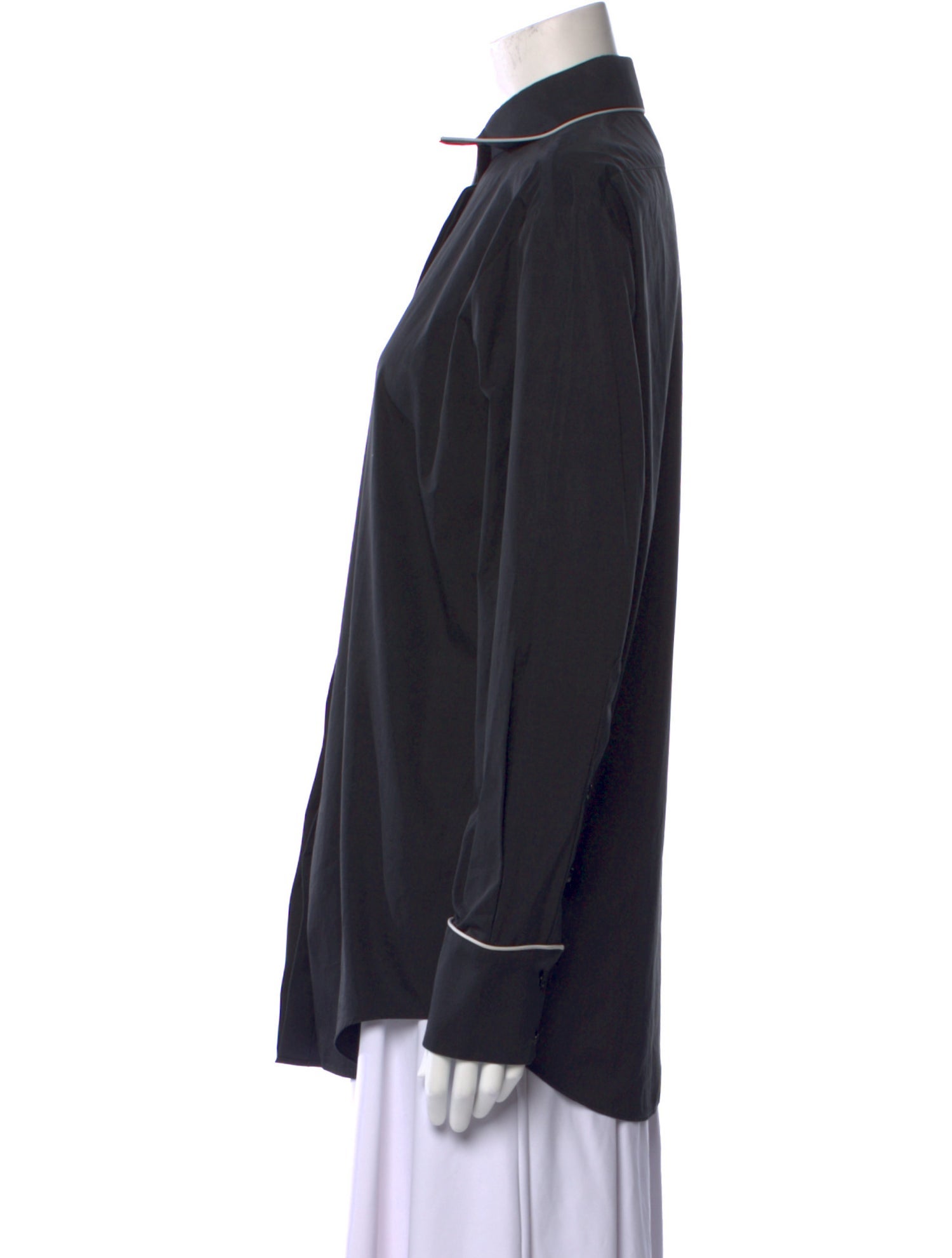 Lorod Long Sleeve Button-Up Top