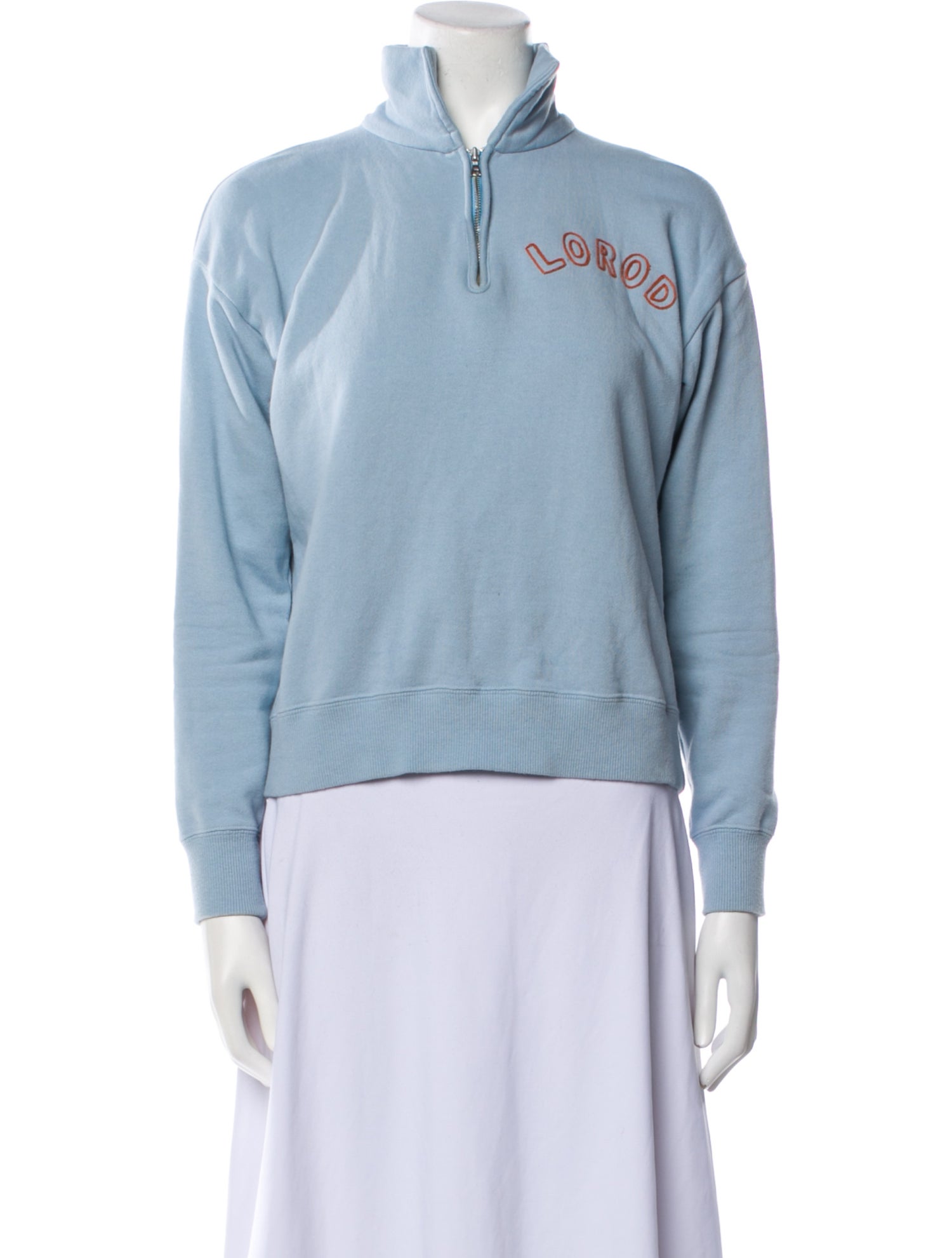 Lorod Mock Neck Long Sleeve Sweatshirt