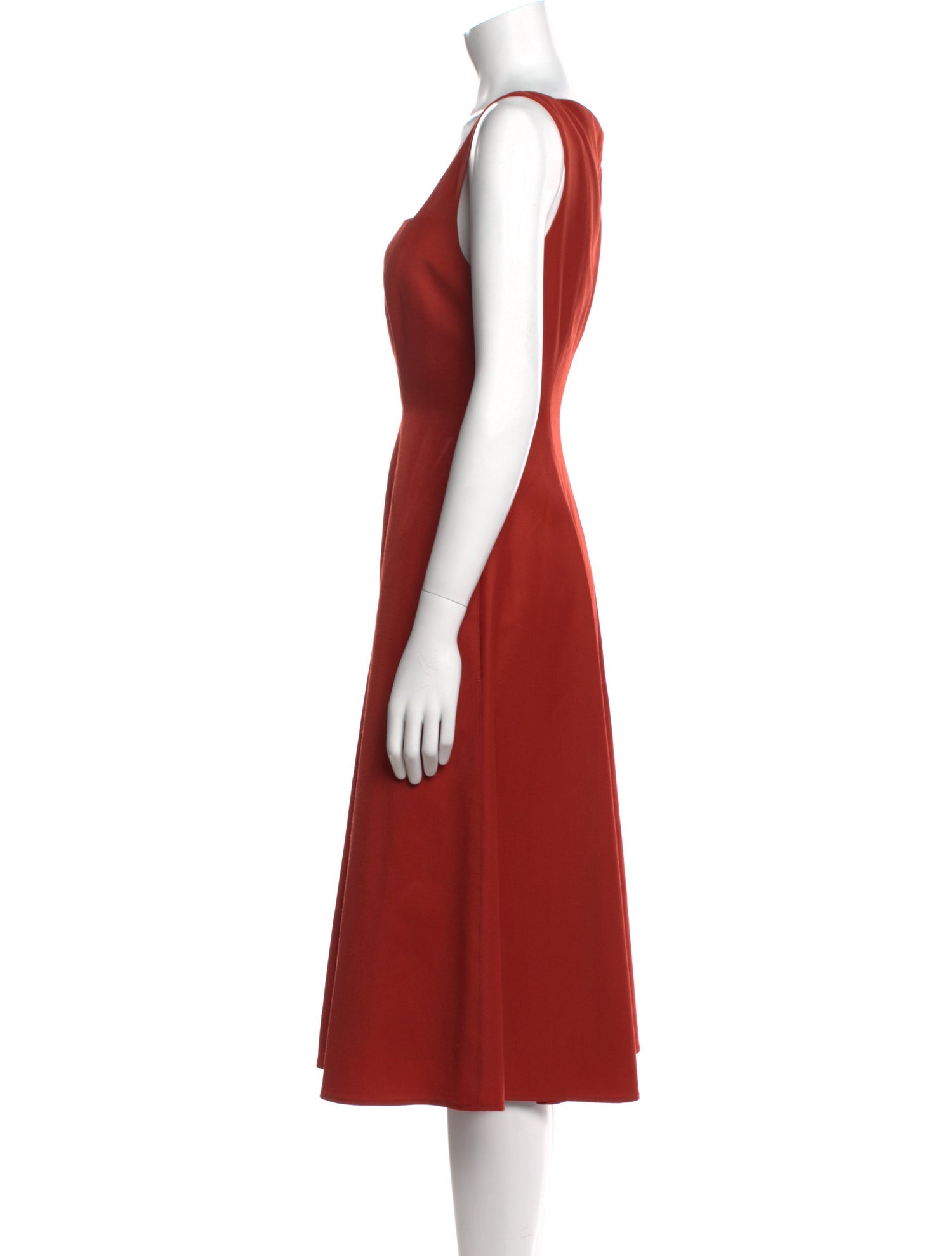 Lorod Virgin Wool Midi Length Dress
