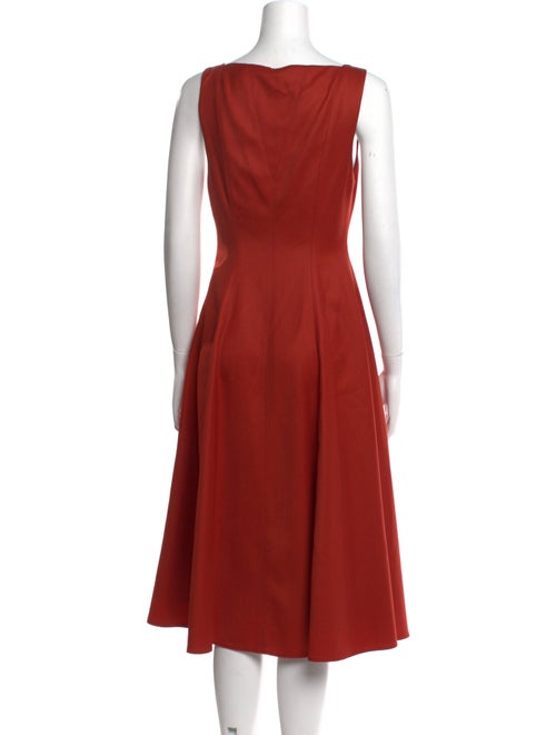 Lorod Virgin Wool Midi Length Dress