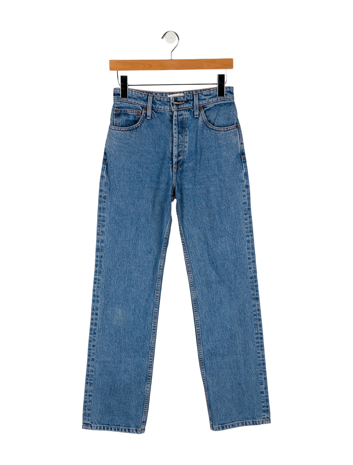Lorod Mid-Rise Straight Leg Jeans