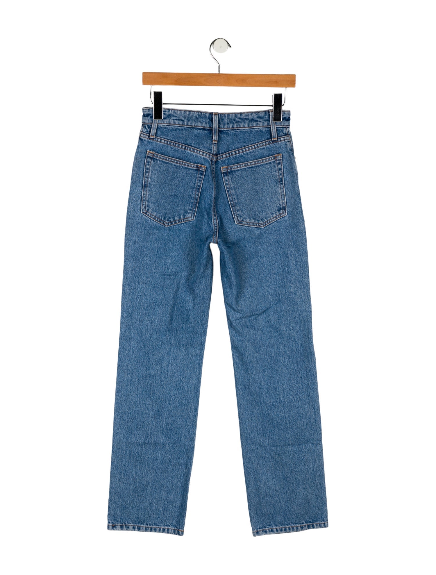 Lorod Mid-Rise Straight Leg Jeans